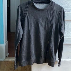 Allsaints “Caro Sweat” sweater with zipper